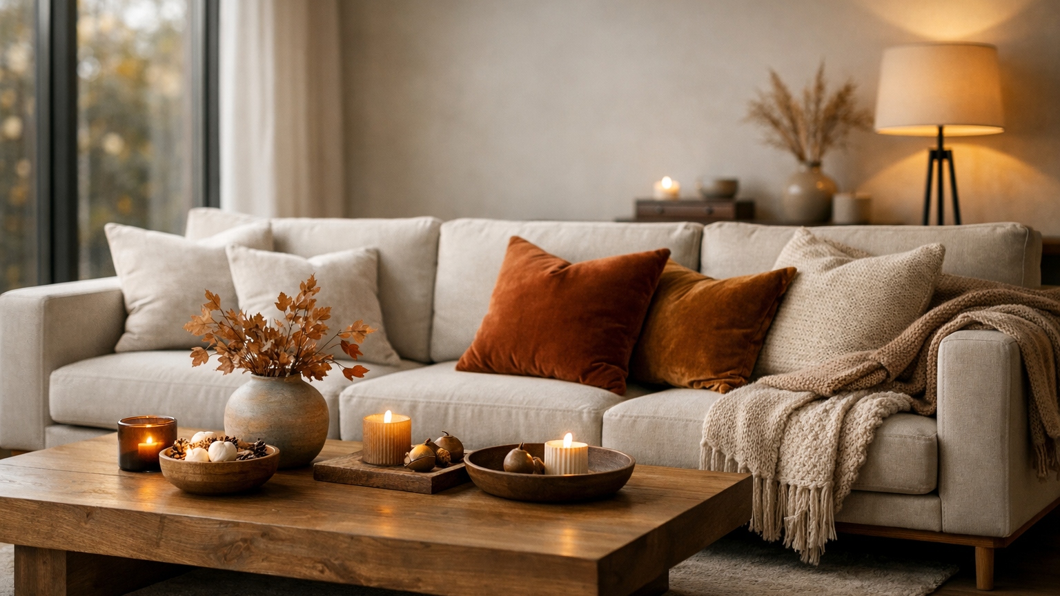 How to Transition Your Living Room Decor from Summer to Fall