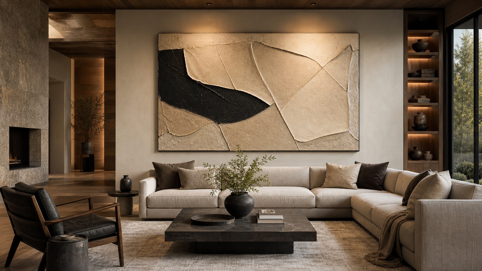 Living room design featuring statement art for living rooms: the ultimate guide to choosing a focal piece