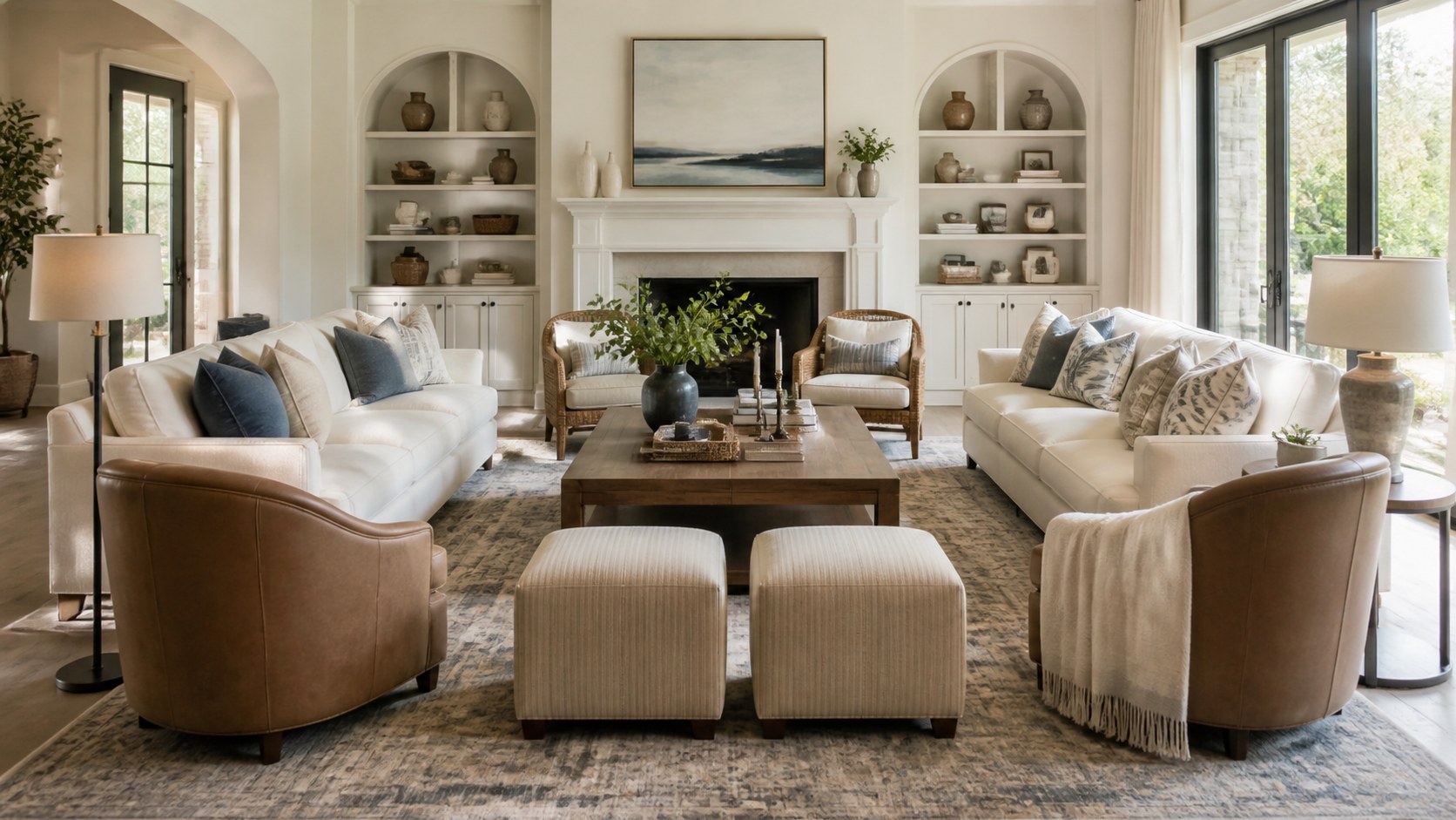 layout types for hosting, quiet talks, families, and flexible social rooms
